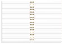 Anteckningsbok - Notebook - A5 Flower Dreams
